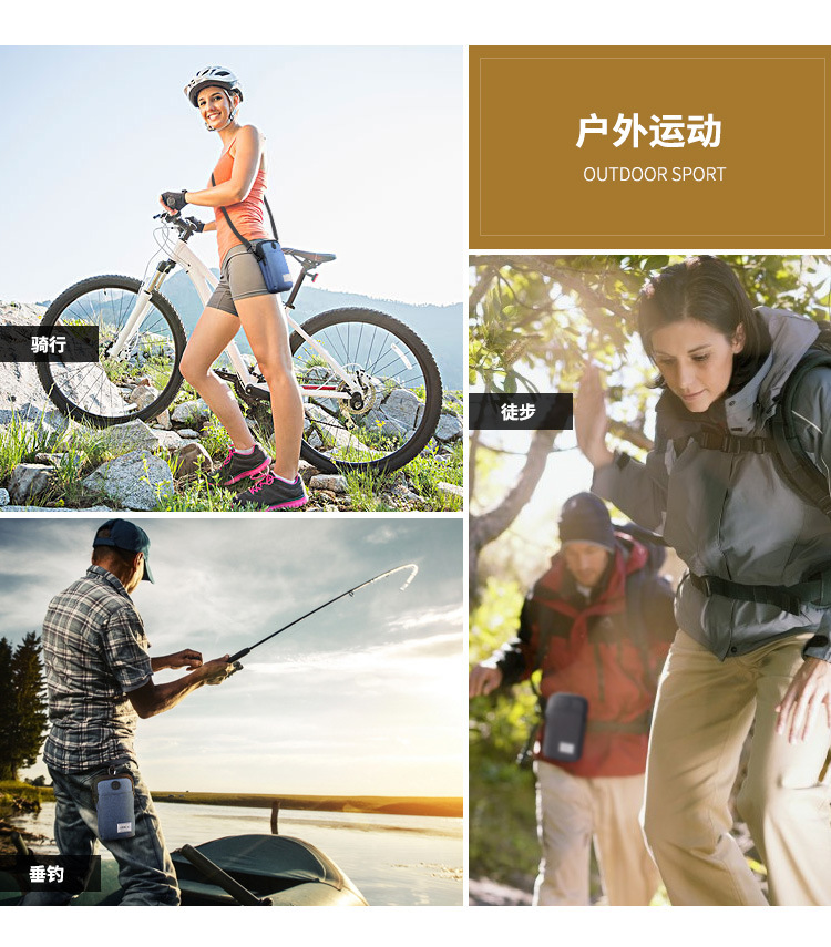 Túi thể thao ngoài trời tài liệu du lịch điện thoại di động hàng ngày mẹ cùng bé đi mua sắm ba lô đeo vai nhỏ chống trộm túi bao tử nam