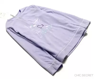 Foreign trade Spain single home clothing pajamas long sleeve shirt fleece fleece warm embroidery spring and autumn women