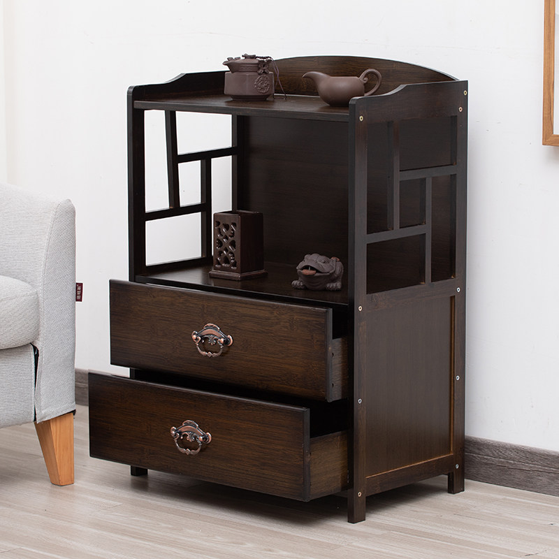 Tea Water Shelf Shelving Shelf Floor Multilayer Home Tea Cabinet Containing Stratiform Solid Wood Shelving Tea Shelf Tea Cabinet Rack