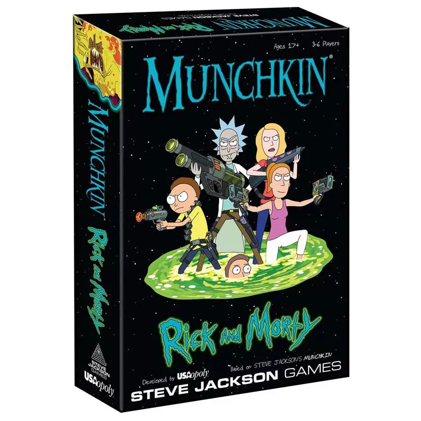 Английская версия развлекательной головоломки Munchkin Рик и Морти Little White Brand Рик и Моти Leisure Puzzle Game