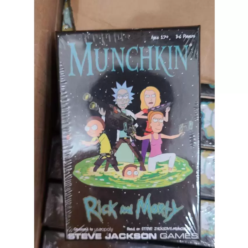 Английская версия развлекательной головоломки Munchkin Рик и Морти Little White Brand Рик и Моти Leisure Puzzle Game