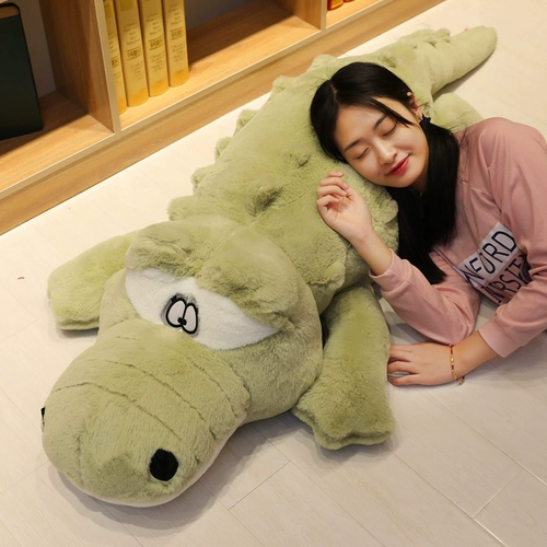 Плюшевая большая игрушка, кукла для обнимания, милая подушка для сна, крокодил