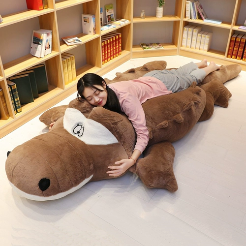 Плюшевая большая игрушка, кукла для обнимания, милая подушка для сна, крокодил