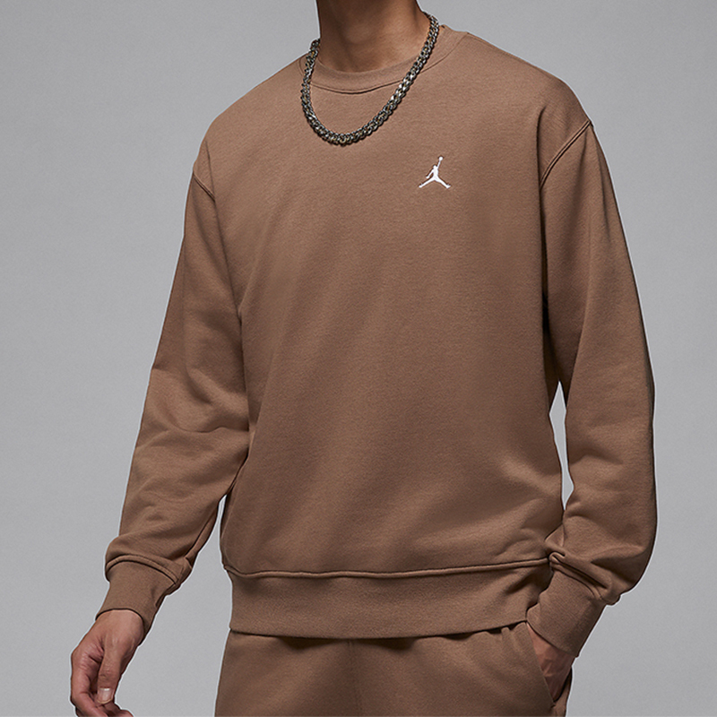 Nike Jordan Men's Round Neck Retro Loose Knitted Pullover Sweatshirt Fv7296-229-223 Nike Jordan Men's Round Neck Retro Loose Knitted Pullover Sweatshirt Fv7296-229-223