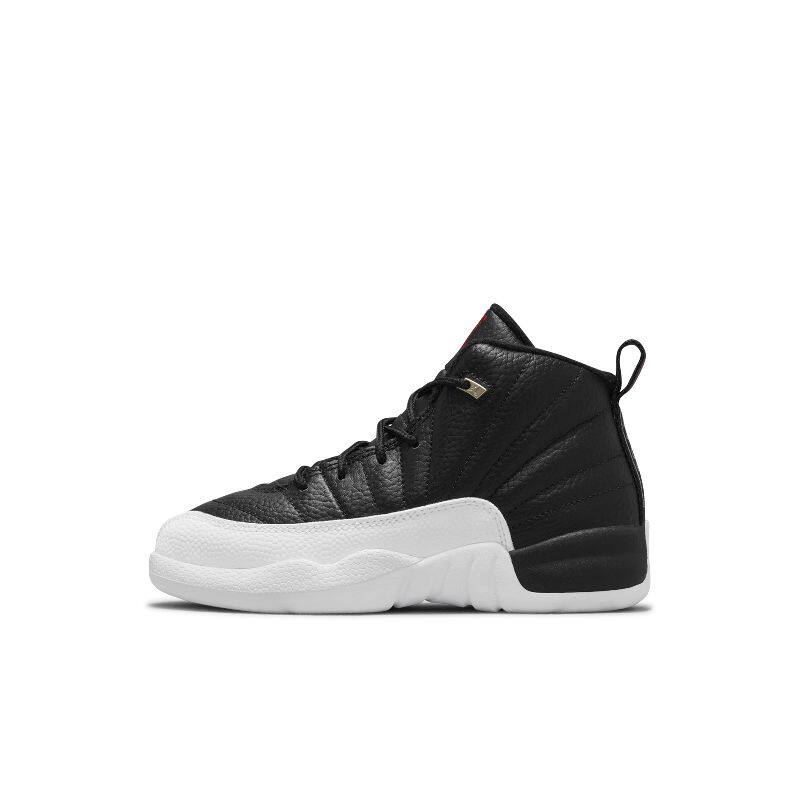 NIKE Nike JORDAN 12 RETRO children's AJ12 high-top retro training basketball shoes 151186-006