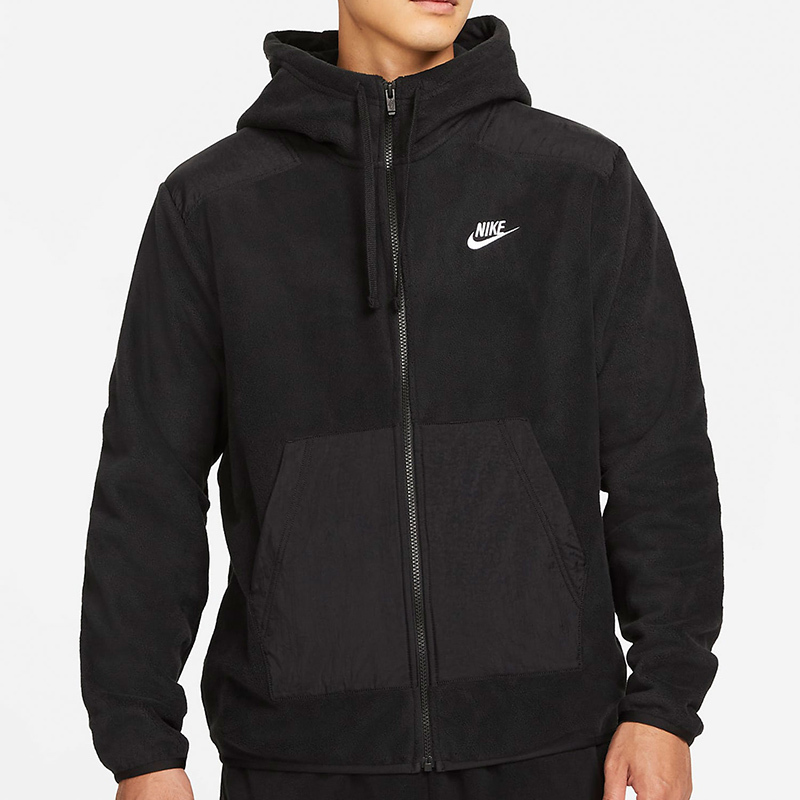 Nike Men's Winter Hooded Fleece-Lined Warm Patchwork Casual Jacket Dd4883-068-010 Nike Men's Winter Hooded Fleece-Lined Warm Patchwork Casual Jacket Dd4883-068-010