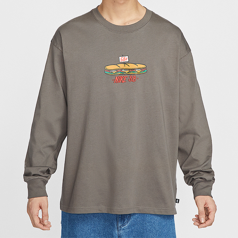 Nike Nike Sb Men's Round Neck Sports Casual Knitted Breathable Skateboard Long-Sleeved T-Shirt Hj0807-289-010 Nike Nike Sb Men's Round Neck Sports Casual Knitted Breathable Skateboard Long-Sleeved T-Shirt Hj0807-289-010