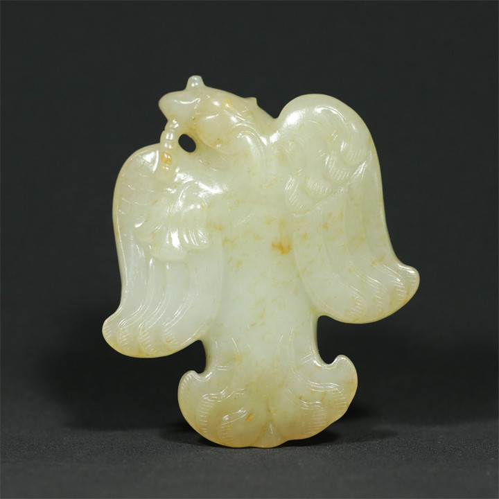 古玩古董汉代老玉器和田玉【玉鹰】把件古玉老玉特价包邮