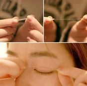 双眼皮贴隐形纤维条 双面美目贴胶条非双眼皮定型霜胶水150条