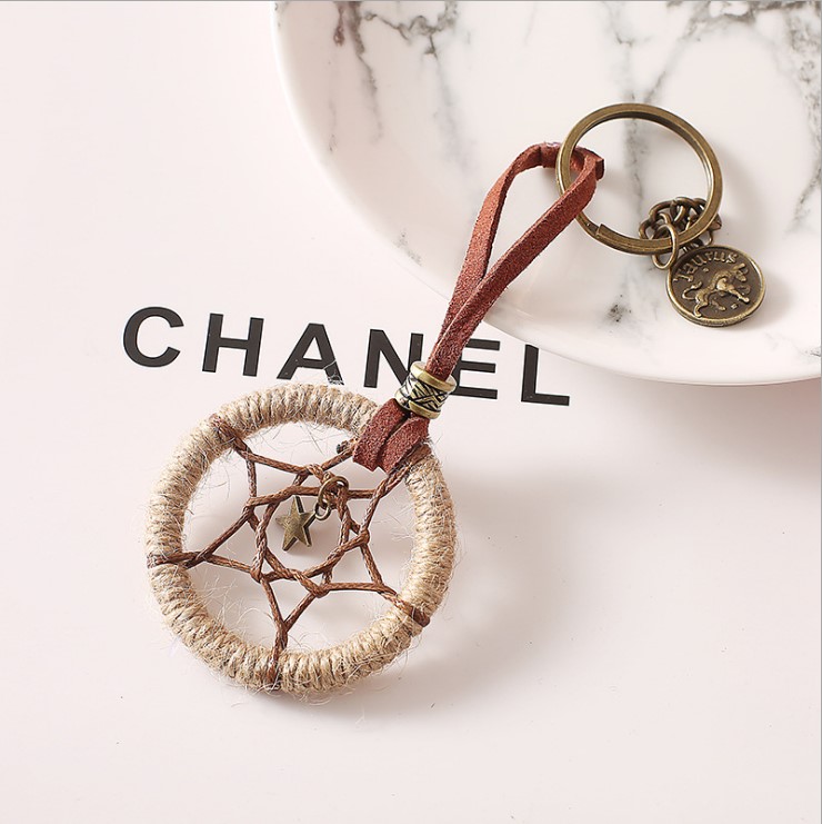 Indian Dreamnet twelve Constellation Key Buckle Bag Pendant Accessory Accessories Decoration Send Girls Girlfriends Birthday Presents