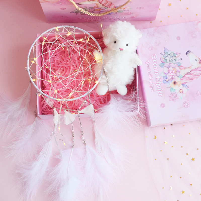 Indian dream catcher Girl heart birthday gift to send best friend girlfriend classmate pendant pendant diy shop dream net