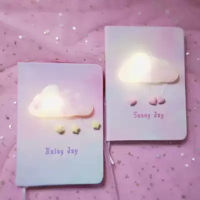 ins girl's heart is bursting with gifts, commemorative things, birthday gifts for girls, hair light handbooks