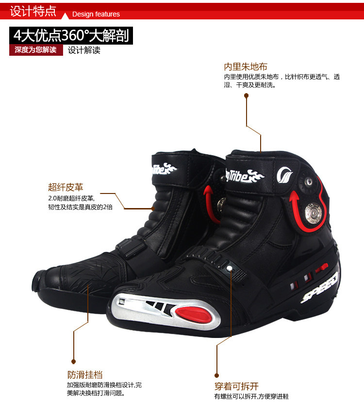 Bottes moto PRO-BIKER - Ref 1392953 Image 9