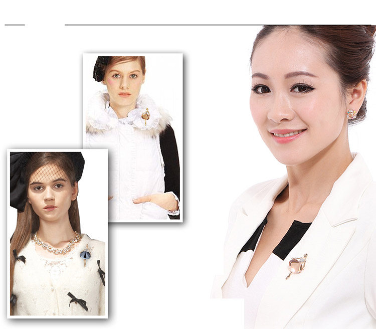 Broche femme TSFUL en cristal artificiel - Ref 1177128 Image 23