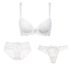 Белые (бюстгальтеры+плоские брюки+т брюки) (трусики можно заменить на висящий ремешок)