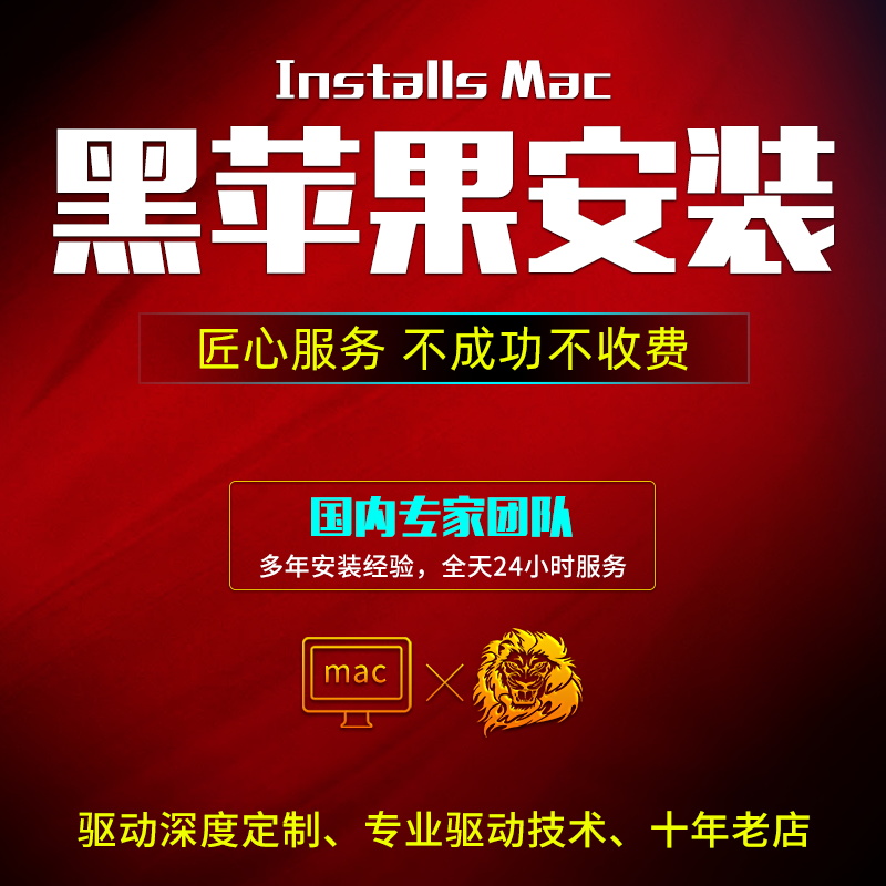 Black Apple Original Installation PC Dual System Remote Service Installation mac10 15 7 Big Sur11