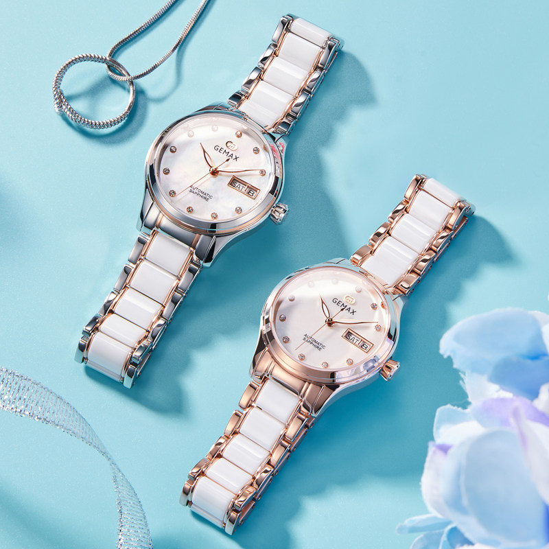 Gmassee France's small crowdsourced lady watches fully automatic machinery table China nameplate women's table brand-Taobao