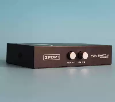 MT-15-2CF VGA switcher 2 in 1 out 2 port manual monitoring DVR display share two-way switching