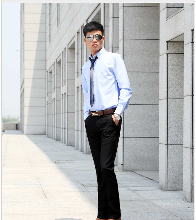 MBIN mùa xuân và mùa hè mô hình Hàn Quốc Slim phù hợp với quần của nam giới thường phù hợp với quần kinh doanh mặc quần áo miễn phí hot thẳng quần chân quần tây âu
