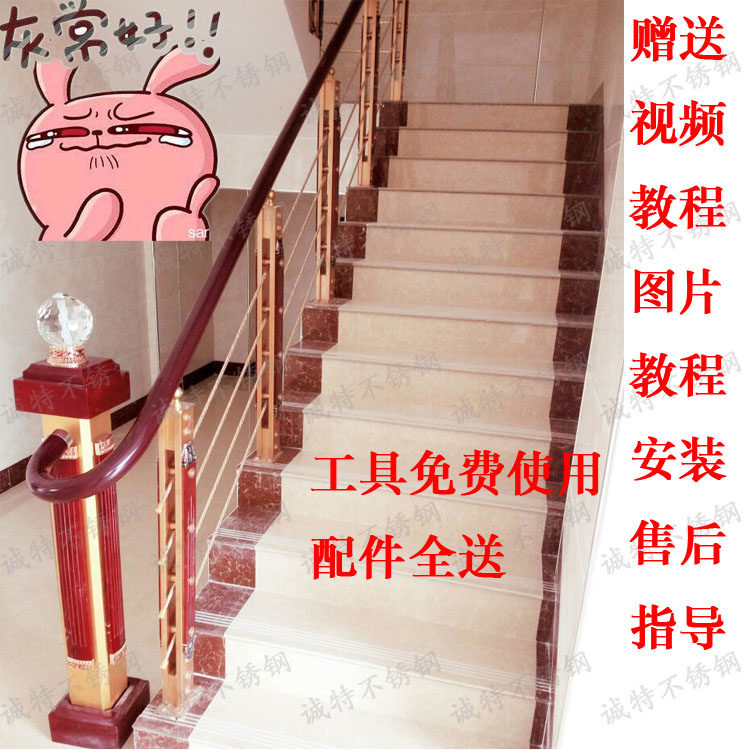 Stainless steel clamp steel aluminum magnesium alloy stairs stand armrail railing glass accessories