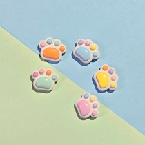 Cat claw thumbtack DIY cute creative cartoon felt photo wall display wall cork board I-shaped push pin