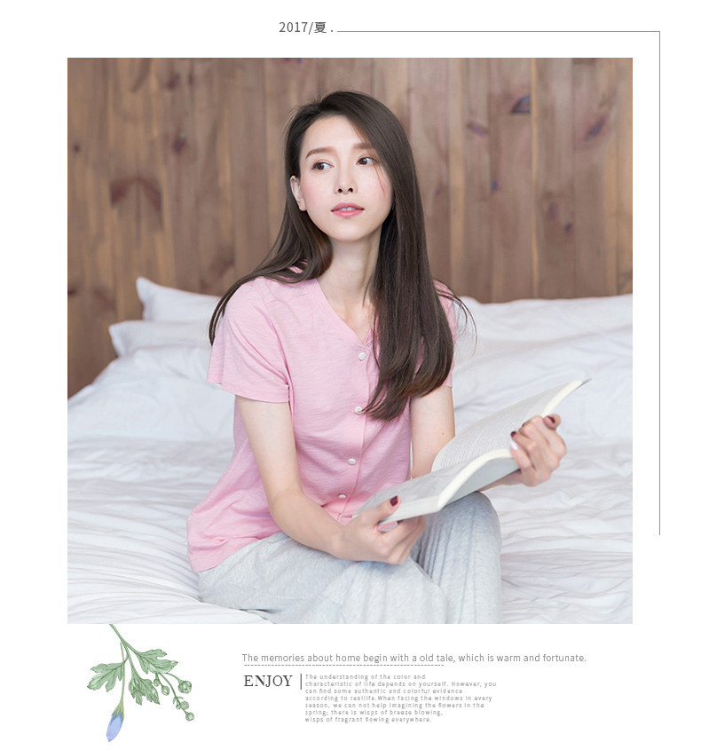 Pyjama mixte en Coton à manche courte - Ref 3005023 Image 20