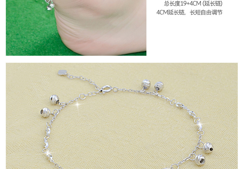 Bracelet de cheville Femme en Argenterie - Ref 3101861 Image 32