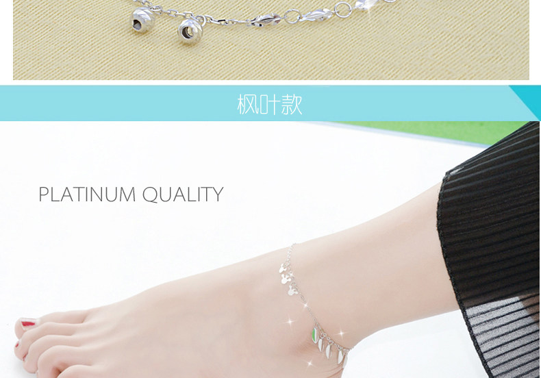 Bracelet de cheville Femme en Argenterie - Ref 3101861 Image 33