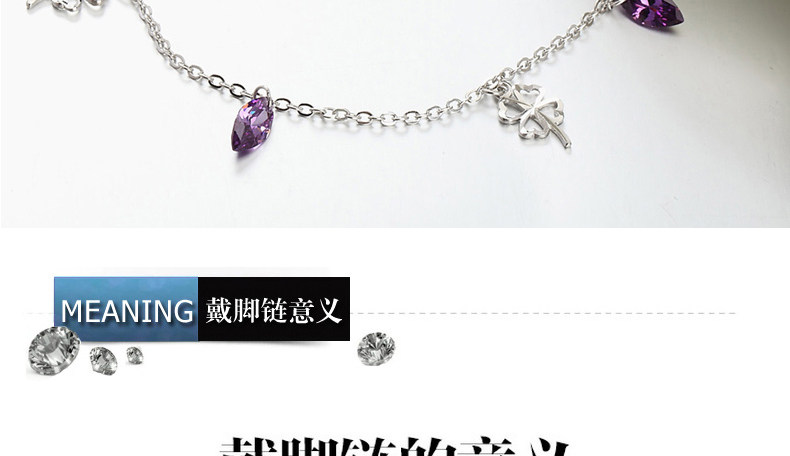 Bracelet de cheville Femme en Argenterie - Ref 3101861 Image 64