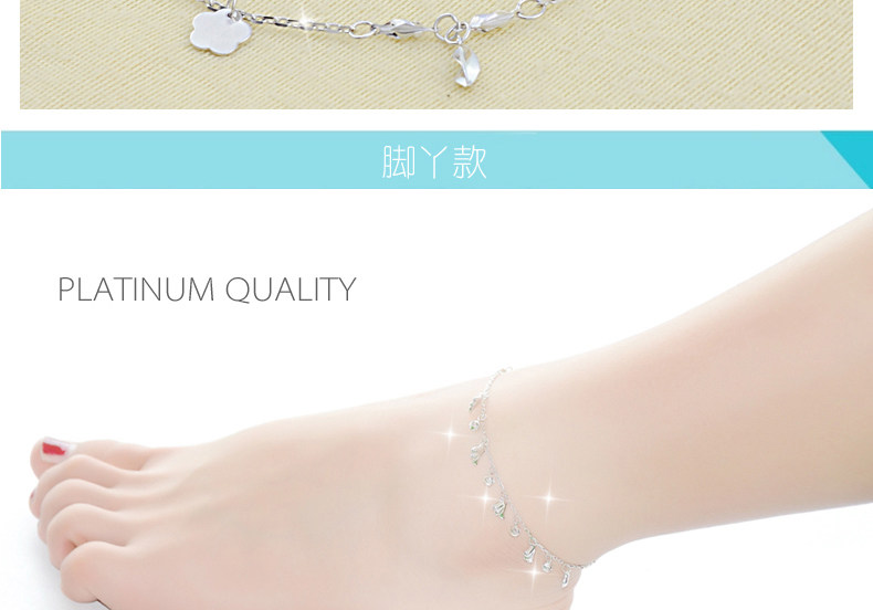 Bracelet de cheville Femme en Argenterie - Ref 3101861 Image 27