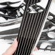 16-23 Mercedes-Benz e carbon fiber e300l ການດັດແປງພາຍໃນ e200l/e260l E-class ການຕົບແຕ່ງຄອນໂຊນໄມ້ແຂງ