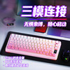 Wolf Spider S75Pro Wireless Customized Mechanical Keyboard, Three-Mode 2.4g Gaming Keyboard for E-Sports, with Contour Side Engraving