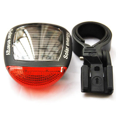 Bicycle charging tail light solar tail light night riding warning flash light mountain car tail light dead flying bicycle equipment