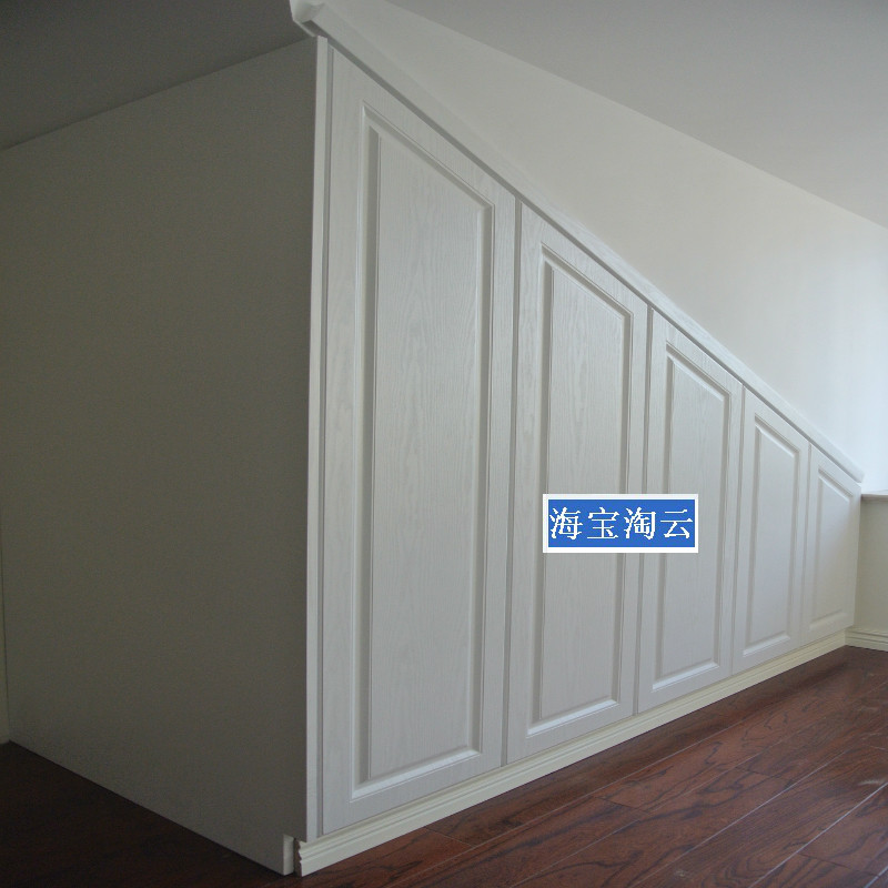 Simple European-style kitchen overall cabinet door panel Taiwan film blister panel Wall cabinet door panel Shoe cabinet door panel overall overall cabinet