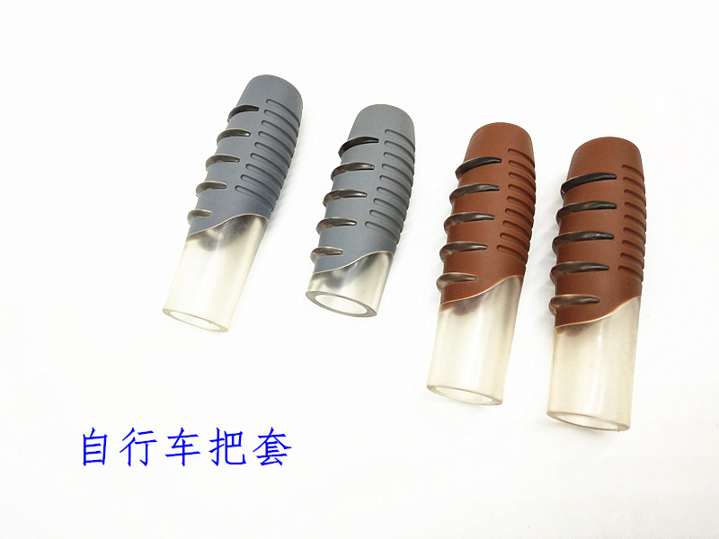 Bicycle old-fashioned car plastic handle set Japanese car length and short handle city car folding car deputy handle variable speed driver grip