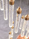 Modern Luxury Staircase Chandelier for Villa, High-Ceiling Duplex Long Chandelier, Loft Rotating Living Room Crystal Light