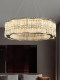 Post-modern light luxury living room crystal chandelier Italian simple and elegant high-end restaurant bedroom luxury villa main lighting
