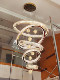 Villa Mezzanine Large Living Room Chandelier Duplex Staircase Loft Open-Air Crystal Chandelier High-End Luxury Lobby Light