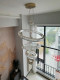 Villa Mezzanine Large Living Room Chandelier Duplex Staircase Loft Open-Air Crystal Chandelier High-End Luxury Lobby Light