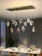 Luxury Restaurant Chandelier, Post-Modern Minimalist Personalized Living Room Lamp, Light Luxury Crystal Chandelier, Bar Restaurant Creative Lighting Fixtures