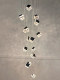 Stairwell Long Chandelier Creative Cube Crystal Duplex Loft High-Ceiling Villa Self-Built House Mezzanine Suspended Chandelier