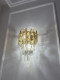 Light Luxury Crystal Wall Lamp, Simple Bedroom Bedside Lamp, Living Room Sofa Grille Background Wall, Staircase Aisle Creative Wall Lamp