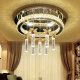 Warm and Romantic Wedding Room Bedroom Ceiling Lamp Princess Bedroom Crystal Lamp Modern Simple Led Round Living Room Lamp