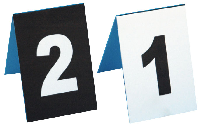 1~50 Two Top Black and White Plastic License Live Survey Photo Identify the Humanitarian V Digital Number Plate