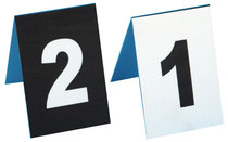 1~50 two fold black and white plastic physical evidence card site survey Photo phase identification Human Form V Digital number plate