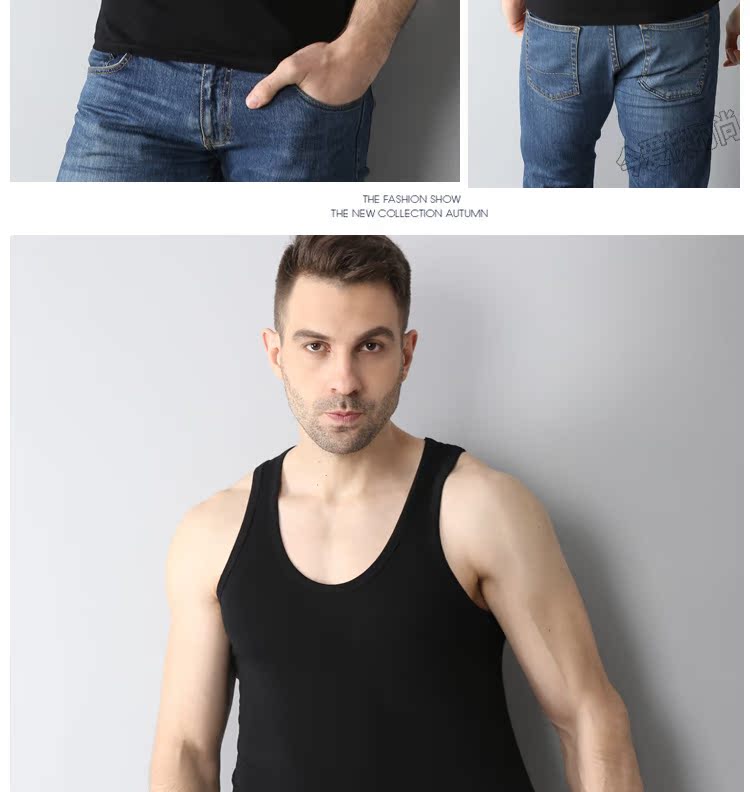 Kích thước lớn vest nam tăng màu mỡ rắn đen trắng 4XL5XL béo trẻ em chất béo cotton mùa hè lỏng cotton thêm lớn áo dây mặc vest