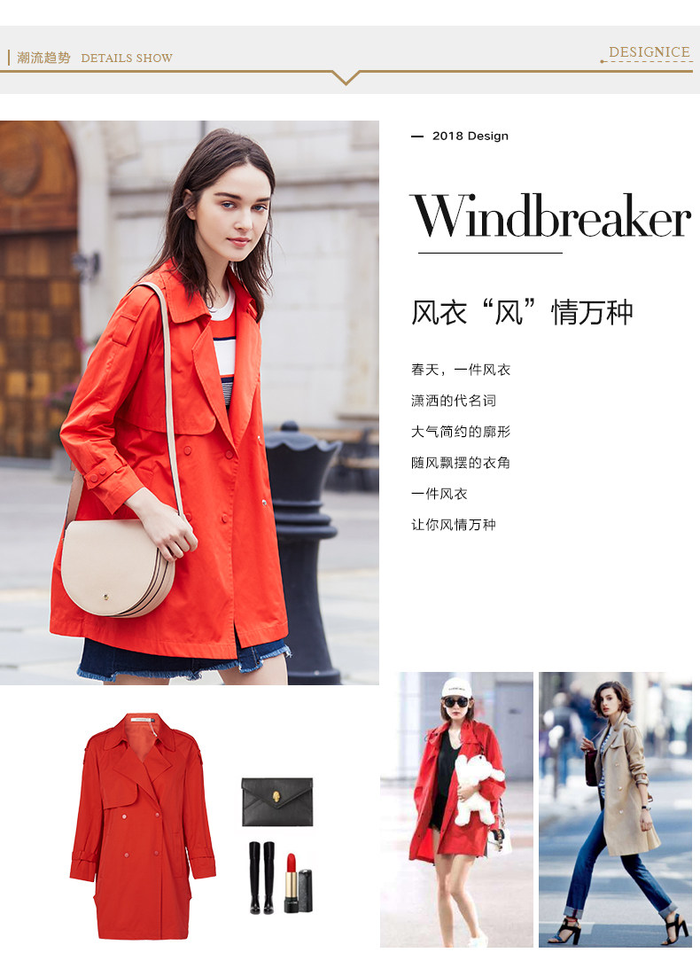 Trench pour femme DESIGNICE     en Coton - Ref 3226157 Image 9