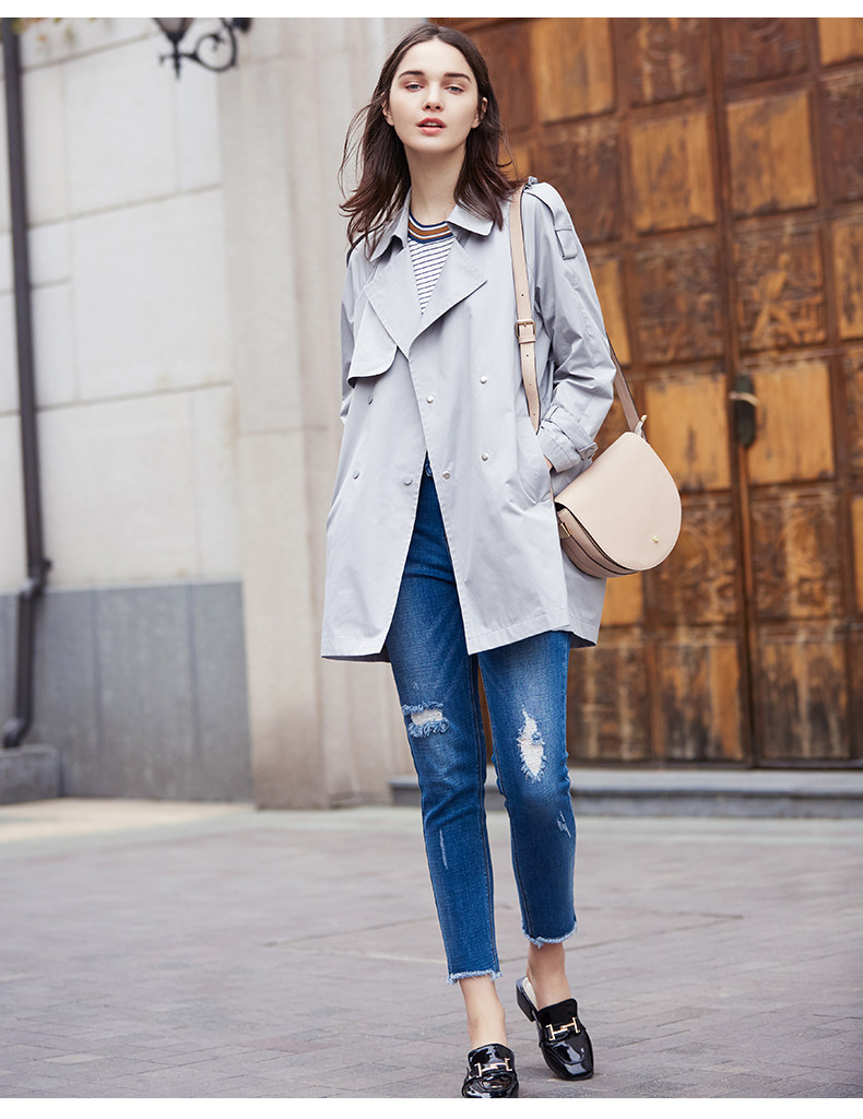 Trench pour femme DESIGNICE     en Coton - Ref 3226157 Image 20