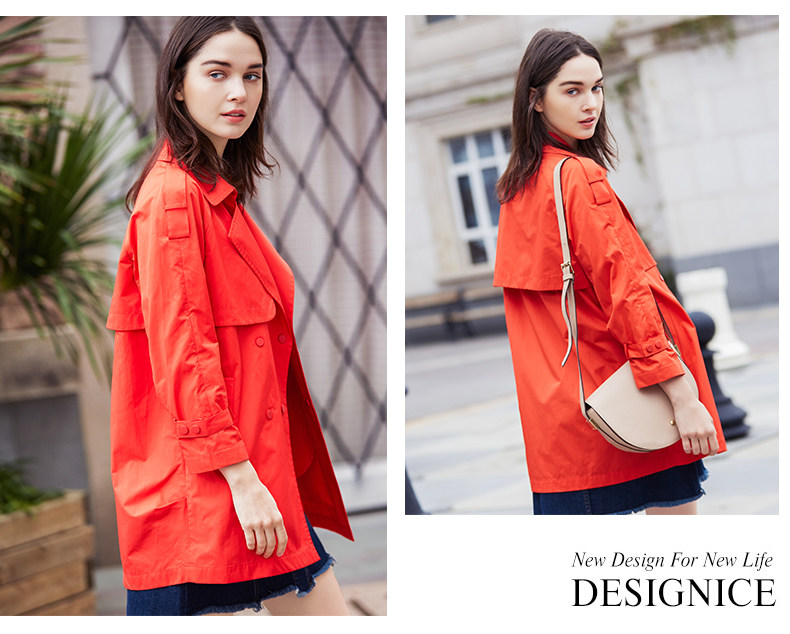 Trench pour femme DESIGNICE     en Coton - Ref 3226157 Image 17