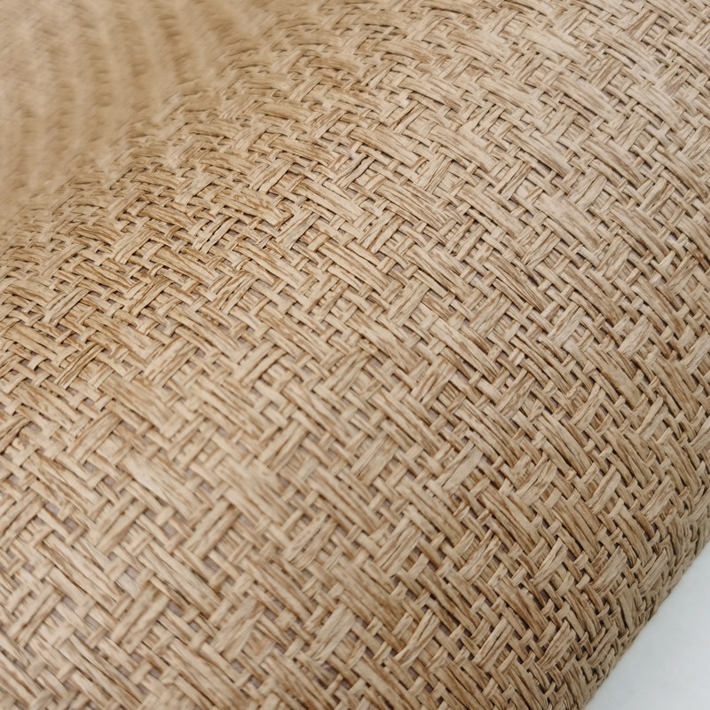 Special High-end Natural Grass Woven Wallpaper Wall Paper Day Style Tatami Grey Wallpaper Living Room Sofa TV Background Wall Paper-Taobao